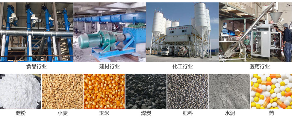 應用行業及物料（liào）