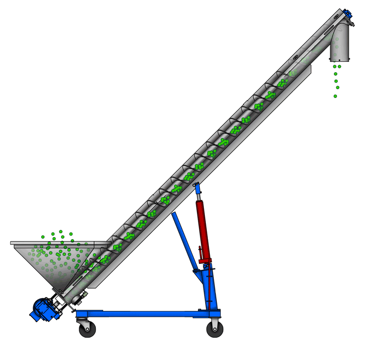 移動式螺（luó）旋輸送機（jī）原理圖（tú）