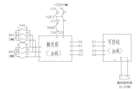 電磁振動給料機控製（zhì）器接線圖
